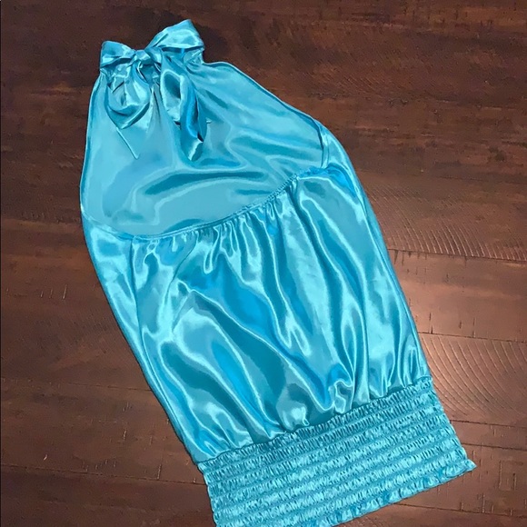 🌺3 for $10 🌺 Turquoise blue halter top. - Picture 3 of 4